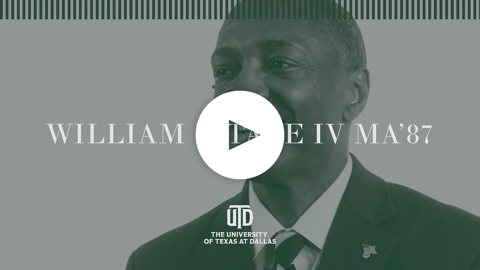 Watch William F. Tate IV's interview on YouTube